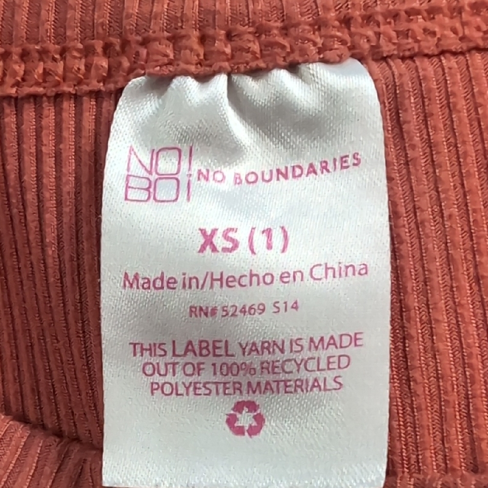 Women's Racerback Ribbed Top - Rust - Picture 2 of 4